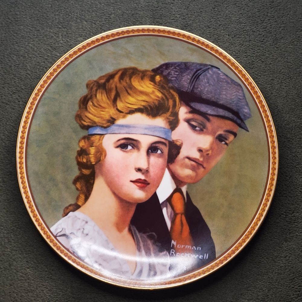 Norman Rockwell Rediscovered Women Collection Vintage Plates